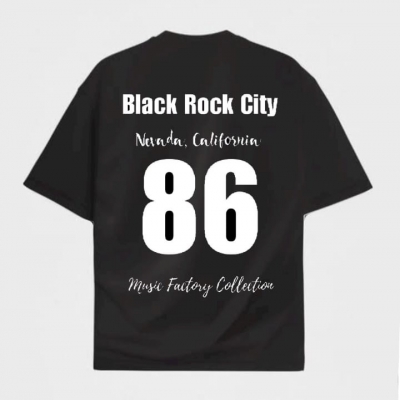 CAMISA OVERSIZE FESTIVAL BLACK ROCK CITY
